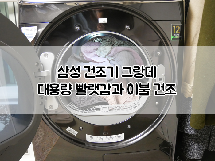  [삼성 건조기] 겨울철 대용량 이불빨래 건조 후기 :: 삼성 건조기 그랑데 16