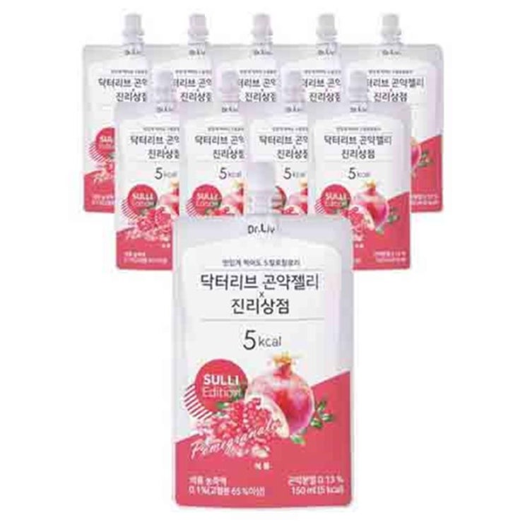  닥터리브 곤약젤리 설리에디션 석류맛, 150ml, 10개입 (13,360원)