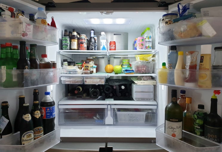 냉장고 속 와인 정리 (2019-10)