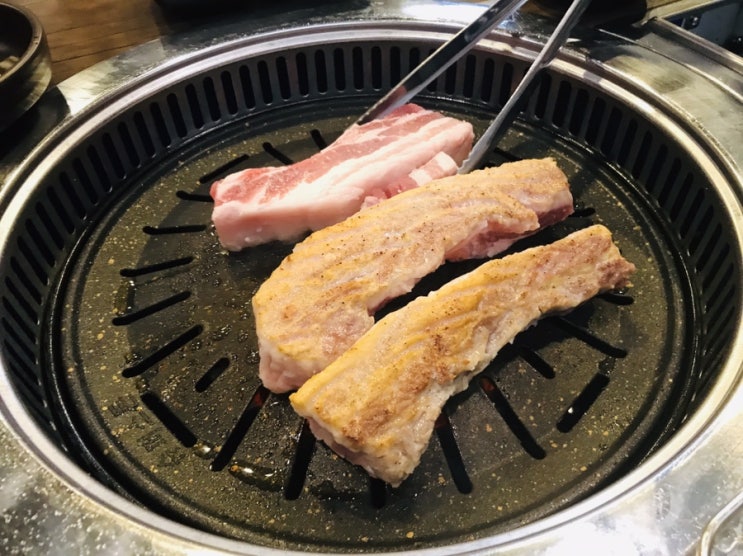 평택 노란돼지집 용죽점에서 회식, 간만에 기름칠 좀 하는구나