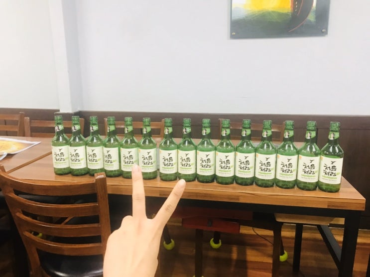  여전히 술과 함께하는 일상.