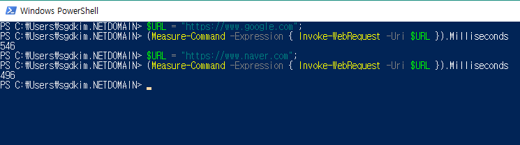 Powershell 파워쉘로 http 혹은 https 요청 보내기 : 네이버 블로그