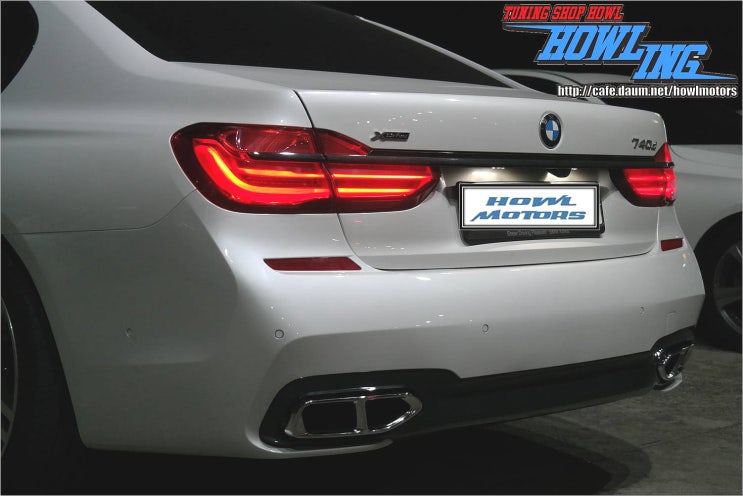  BMW 7시리즈 G11 730D M패키지 바디킷 M760LI 스타일 리어범퍼 변경 M팩 룩 컨버전 드레스업