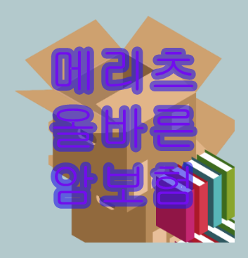  메리츠올바른암보험  부담없이