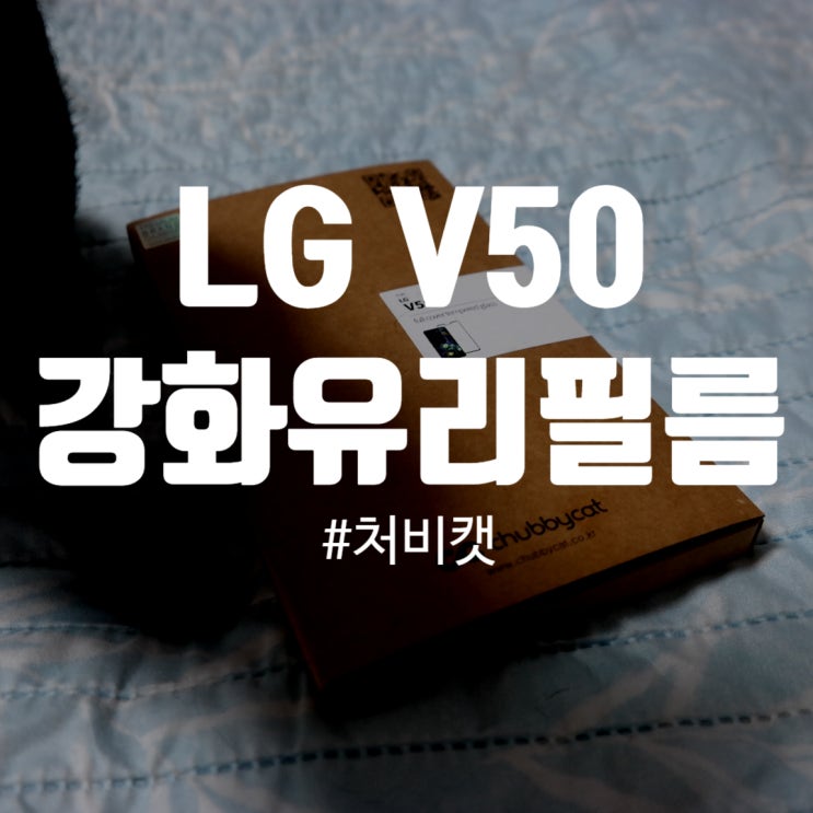 [강화유리보호필름] LG V50 처비캣