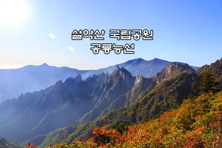  설악산 국립공원 공룡능선 단풍 산행