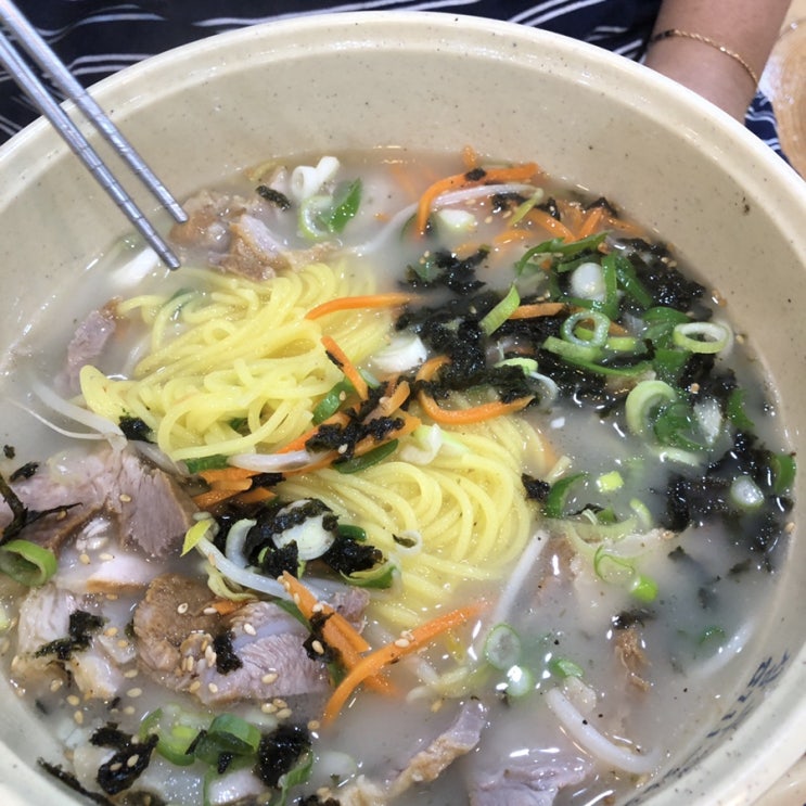  제주도여행::제주공항근처 고기국수 맛집 [삼무국수]