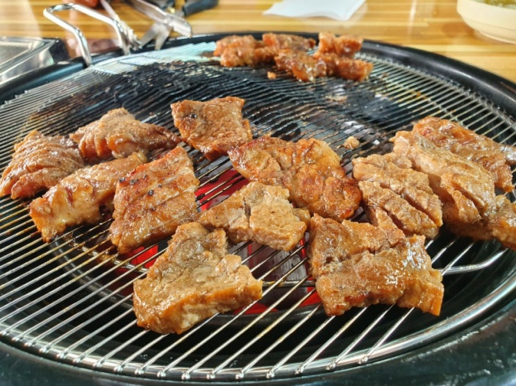  [이천갈비집]마장면 고기무한리필, 태능참숯 화로구이