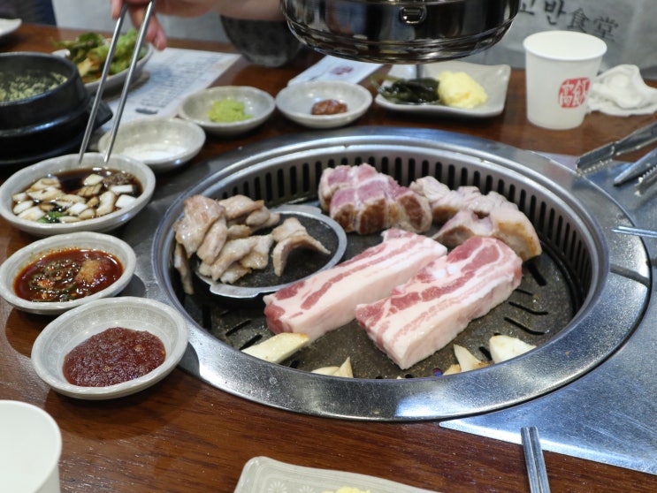  용인 고기집 삼겹살이 훌륭한 고반식당