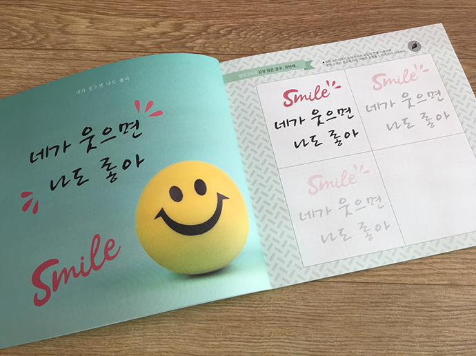  예쁘게 시간 때우기 좋은 다이소 캘리그라피미니북