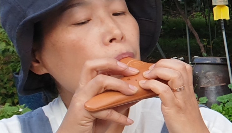  오카리나 동아리  소리결 가평커피농장에서 연주회
