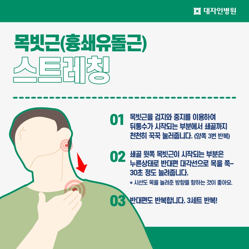 두통 A To Z] 두통이 있다면 스트레칭부터! 3탄 : 네이버 블로그