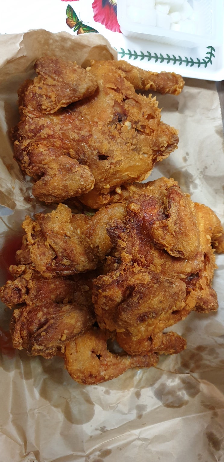  옛날통닭 3마리 순삭!! 역시 무리~