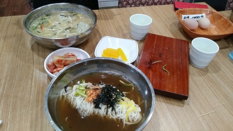  멸치국수, 갑자기 먹고싶은 충동으로 찾아 들어 간 국수산책 집