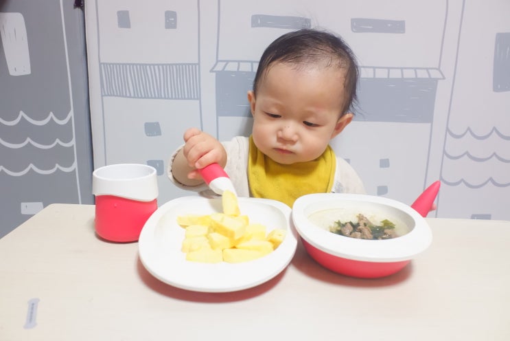  유아식기 토들러 코펜하겐 이유식스푼 빨강이 취저!