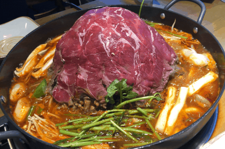  합정 회식 와와샤브물갈비, 이색 샤브샤브 맛있네