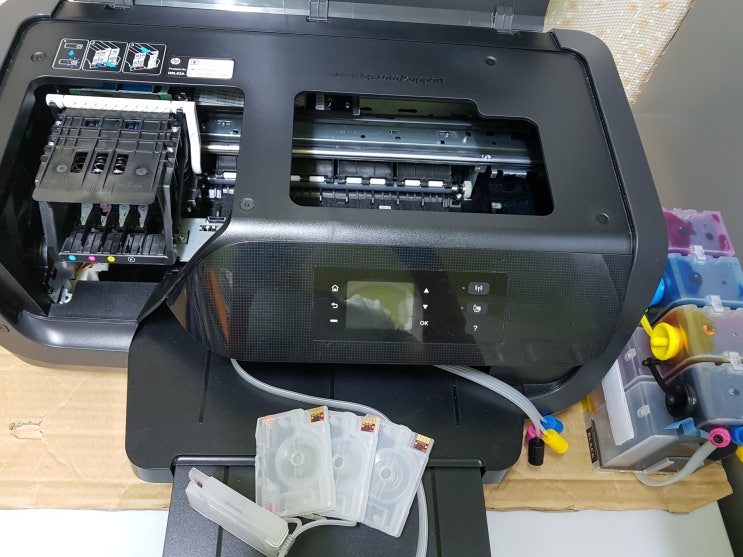  HP8210 프린터 무한잉크프린터로 바꿔 드립니다.-프린텍울산