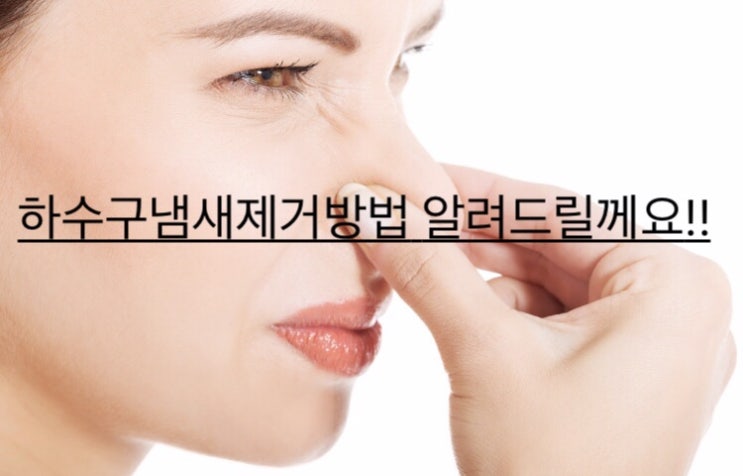  하수구냄새제거방법 알려드릴께요~