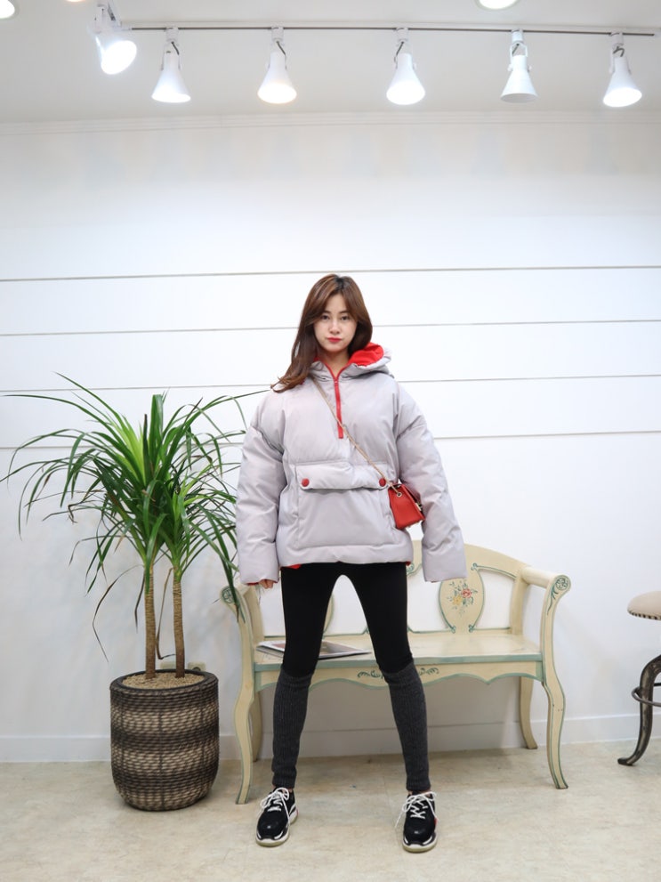  아노락 후드 패딩 맨투맨 10대 20대 여성 코디