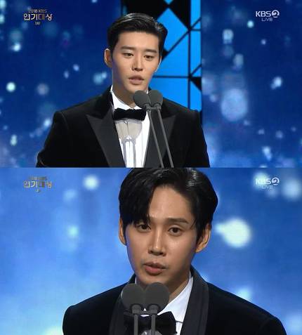  [KBS 연기대상] 남자 신인상 박성훈, 연인 류현경 언급 "감사하다"