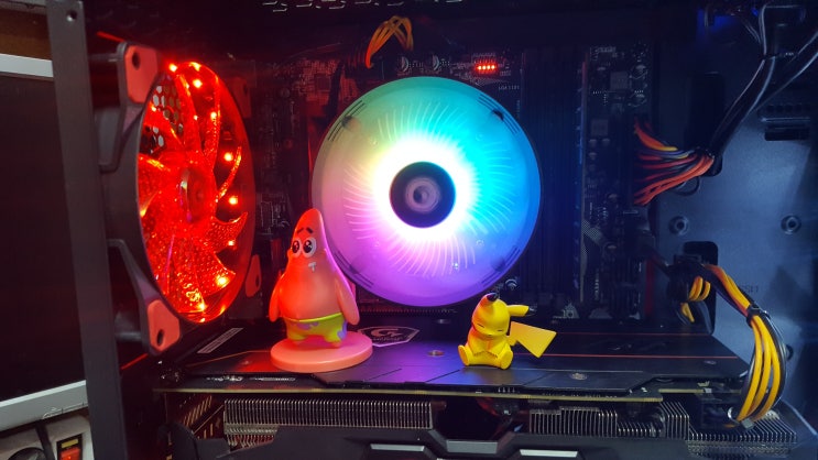  익산컴퓨터 I5 8500 16G GTX1060 6G 배그용 컴퓨터 셋팅 RGB튜닝