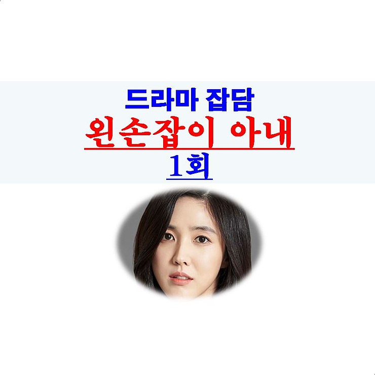 왼손잡이 아내 1회::재미 느낌, 성형?, 이수경+김진우+하연주+이승연=연기가...