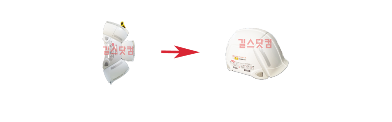 일본 TOYO 접이식 안전모[방재모] 추천