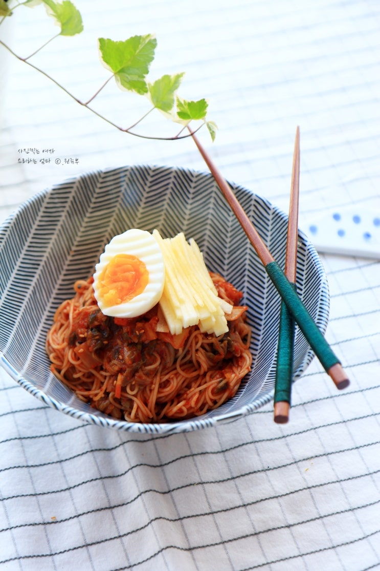  백종원 비빔국수 양념장 요거 더 추가하면 더 꿀!