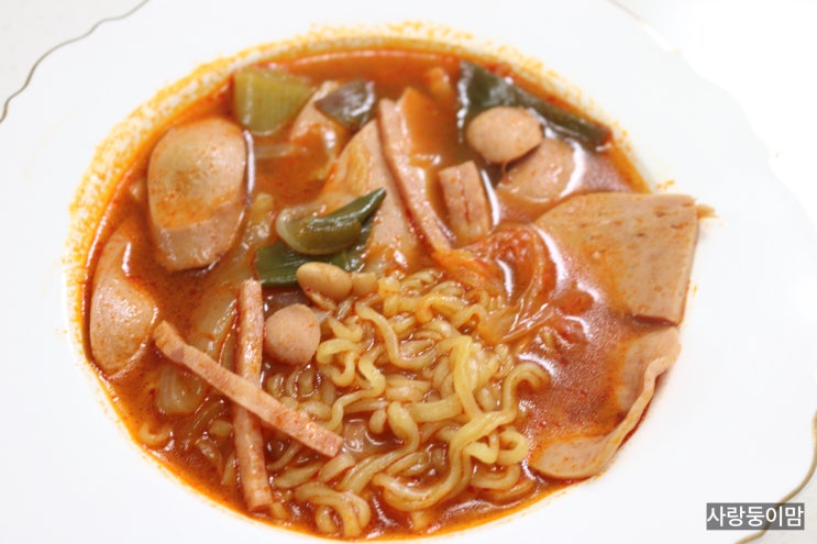 스팸부대찌개 끓이는 법 간단한 홈플러스 부대찌개