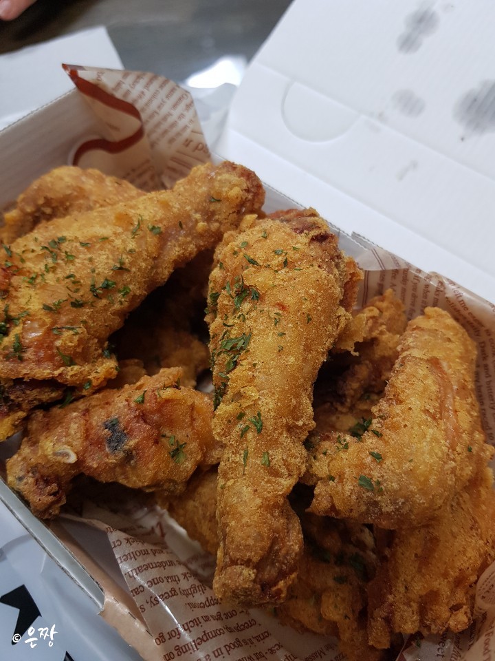  원주 단구동 후라이드 바삭킹 정말 바삭한 치킨 :)