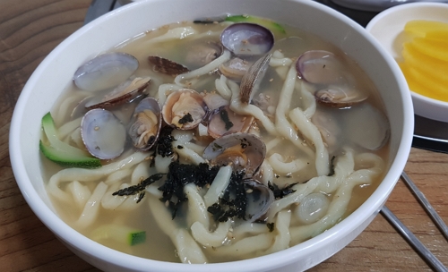  생생정보 가평 바지락칼국수 김밥 승리손칼국수