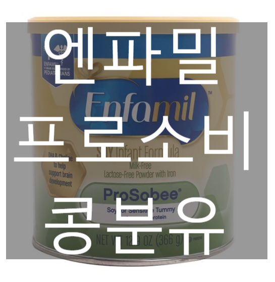 엔파밀 Enfamil 프로소비 콩분유 (소이분유) [네이버최저가 대비 44%싸게!]