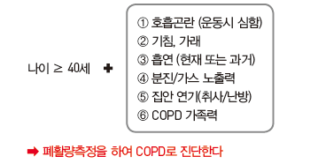  [호흡기] 만성폐쇄성폐질환 문제1,2