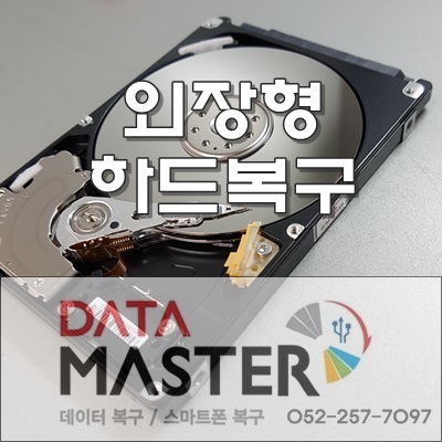  외장형 하드디스크 복구 떨어뜨린 후 문제 발생