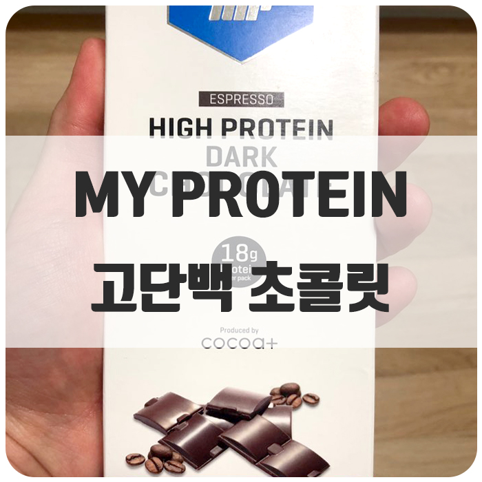 마이프로틴 초콜렛 (구 : 고단백 초콜릿) / 단백질 간식