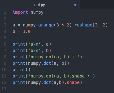 Python numpy.dot() : 네이버 블로그