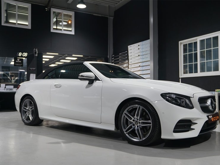  벤츠 E220d Cabriolet  브이쿨 VK ,K틴팅 / 유리막 / 소프트탑코팅 / 퀀텀2 시공