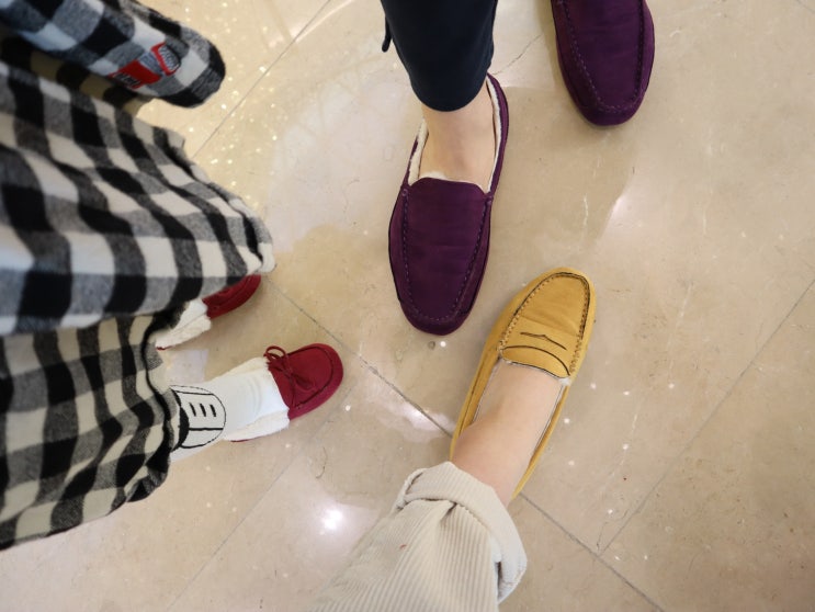  르꼬르망 퍼드라이빙슈즈 가족신발로 선택