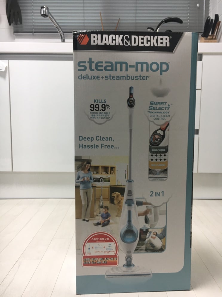 [신혼살림] 블랙앤데커 스팀청소기 스팀맙 (Black & Decker, steam-mop)