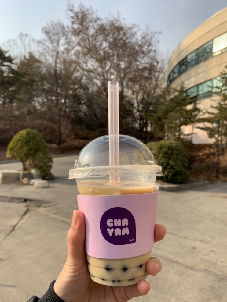  안암밀크티 '차얌' 밀크티 900원 실화얌?
