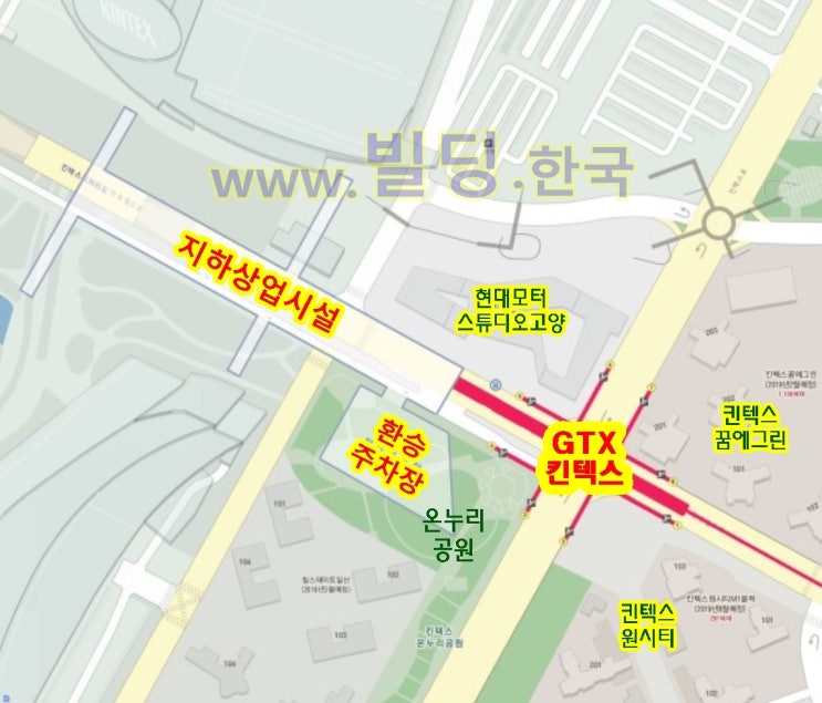  GTX-A 킨텍스역 복합환승센터와 역사 이전 문제