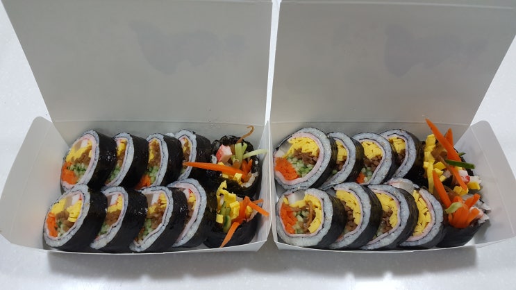  도당동 맛있는 김밥 집 신선한 야채가 듬뿍 즉석 김밥