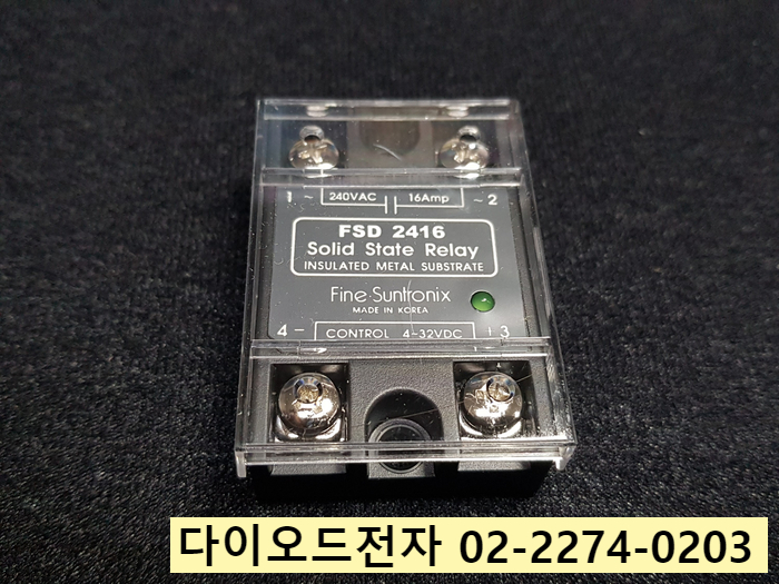  판매 FSD-2416 , FSD-2425 , FSA-2440 을 비롯한 FINE SUNTRONIX , Solid State Relay 무접점릴레이 정품 판매점