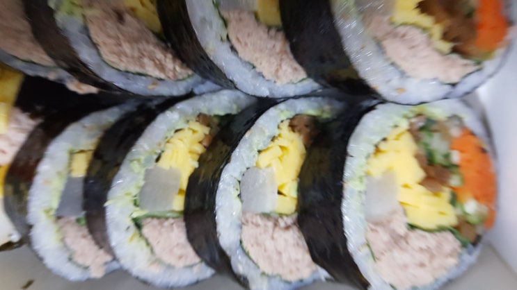  생 와사비 참치 김밥 (인생 김밥) 도당 소공원 김밥맛집 듬뿍김밥