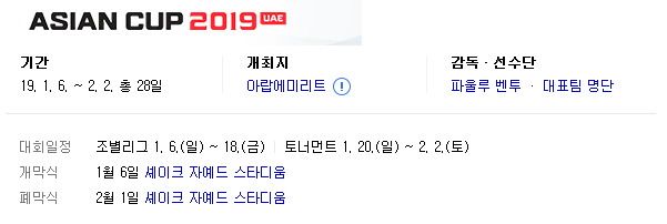 2019.01.07 아시안컵 (중국 vs 키르기스 한국 vs 필리핀 이란 vs 예맨) 2019.01.07 아시안컵 (중국 vs 키르기스 한국 vs 필리핀 이란 vs 예맨)
