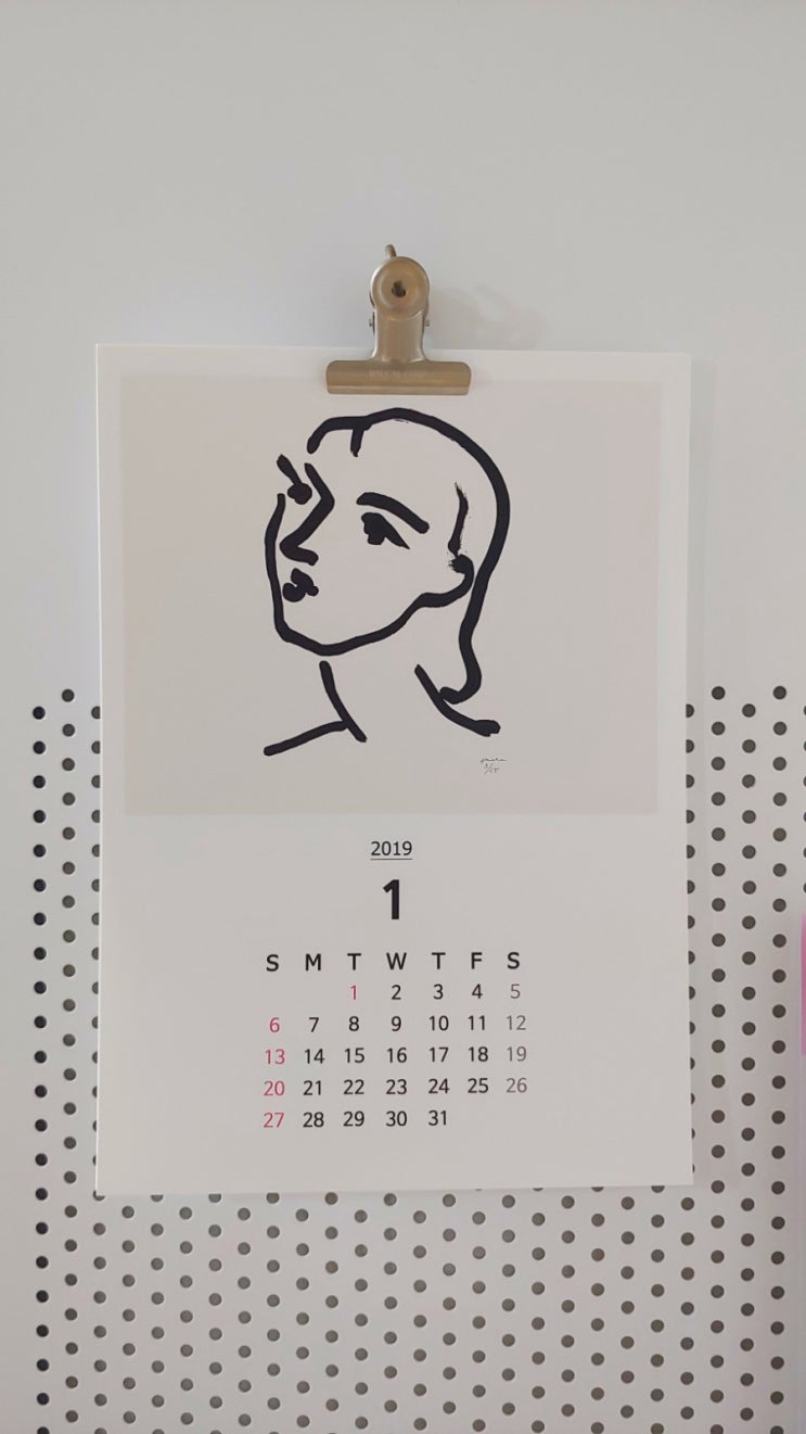  2019년 시작! 감성적 캘린더로 열어보세요~!