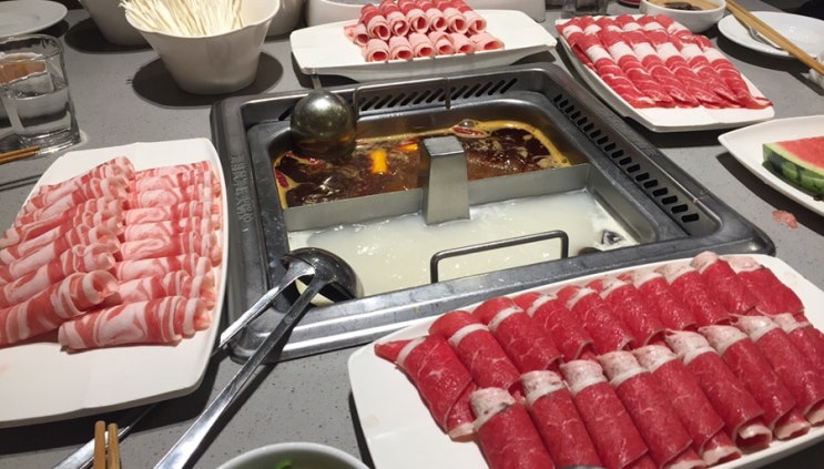  [D+126 동북사범대 일상]新年快乐！장춘 홍치지에 완다광장 하이디라오, 장춘 하이디라오 훠궈, 海底捞火锅