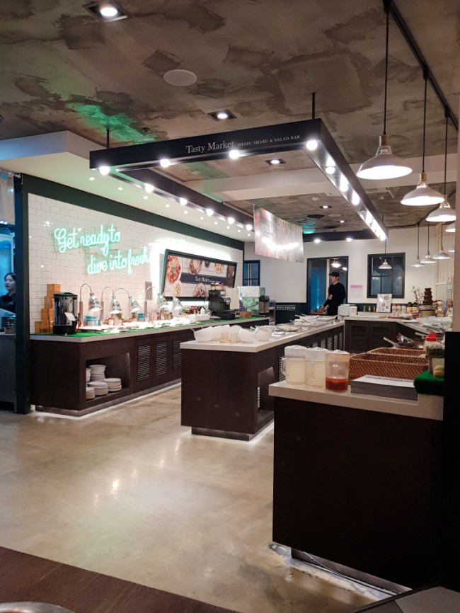  테이스티마켓 #건대 #샤브샤브 #샐러드바