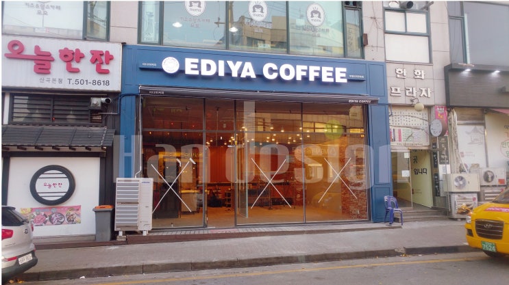  [체인점간판/이디야커피] 이디야커피 간판시공