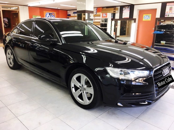  [마포구 본점 모터큐브] 아우디 C7 A6 2.0TDI 앞 범퍼 덴트 복원